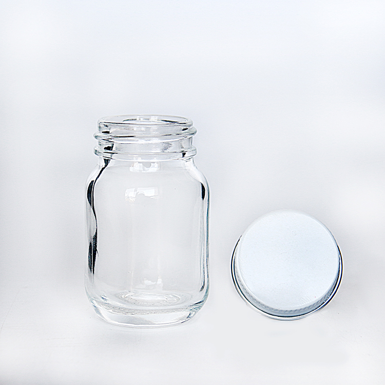 4oz 120ml Glass Round Mason Jars Honey Jam Canned Jars With Lid