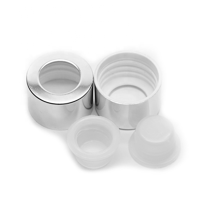 4oz 120ml clear aroma reed diffuser round glass bottle with aluminum cap