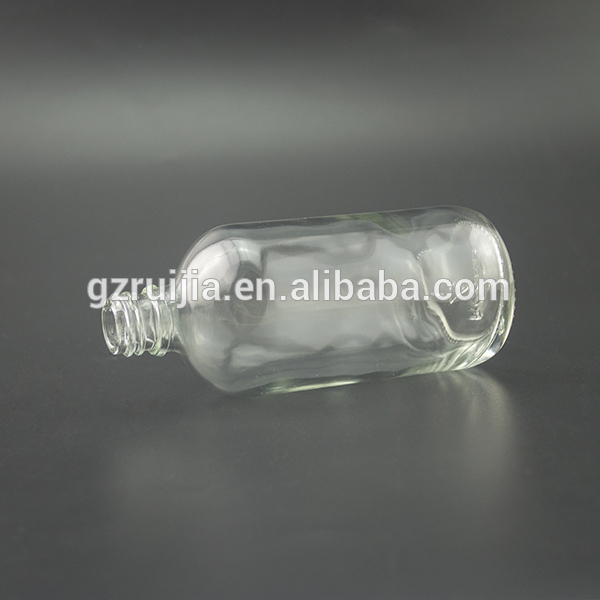 4oz 120ml spray pump boston round glass dropper bottle