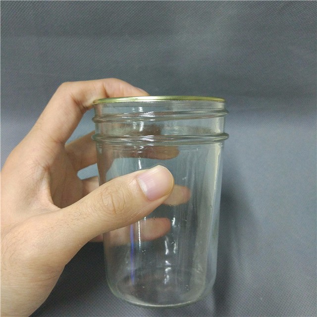 4oz 240ml 8oz 10oz 12oz 16oz 32oz China made 2 pieces tinplate screw lid mason canning jar