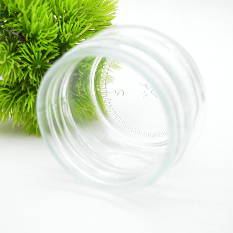 4oz 6oz 120ml 180ml Wide Mouth Glass Jars with Silver Metal Airtight Lids