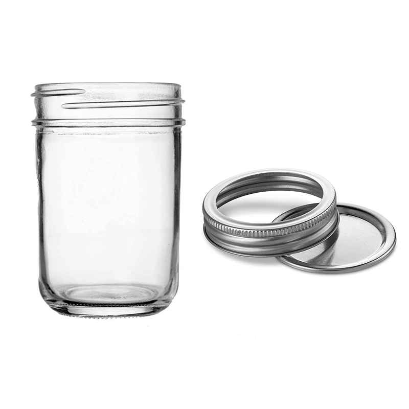 4oz 6oz 8oz 12oz 16oz 20oz 700ml Wide Mouth Glass Mason Jar Boba Tea Jar