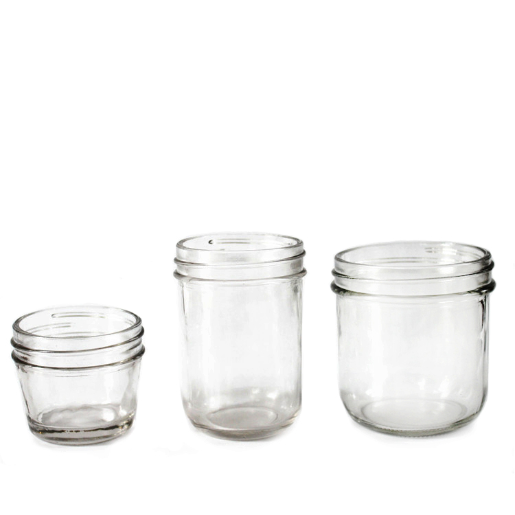 4oz 6oz 8oz 12oz 16oz 20oz 700ml Wide Mouth Glass Mason Jar Boba Tea Jar
