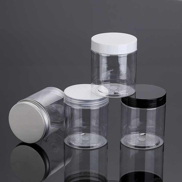 4oz 6oz 8oz 12oz 16oz Oem Skin Care Large Capacity Transparent PET GEL Container Thick Wall Cosmetic Package Jars