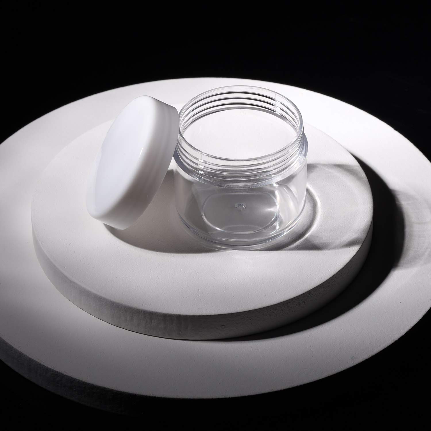 4oz 6oz 8oz 12oz 16oz Oem Skin Care Large Capacity Transparent PET GEL Container Thick Wall Cosmetic Package Jars