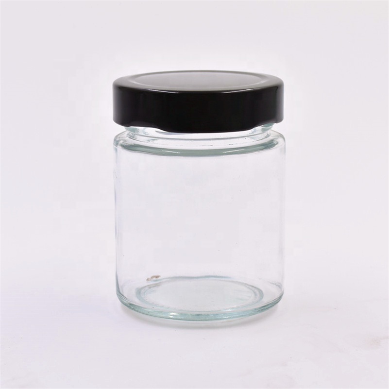 4oz 8oz 120ml 240ml Glass Child Proof Jar Straight Sided Glass Weeds Jar With Child Resistant Lid