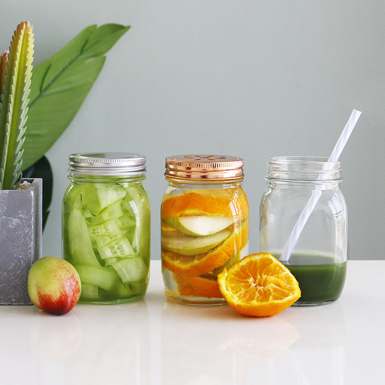 4oz 8oz 12oz 16oz 32oz Wide Mouth Mason Jars Canning Jars with Lids and Bands Food Jars Glass