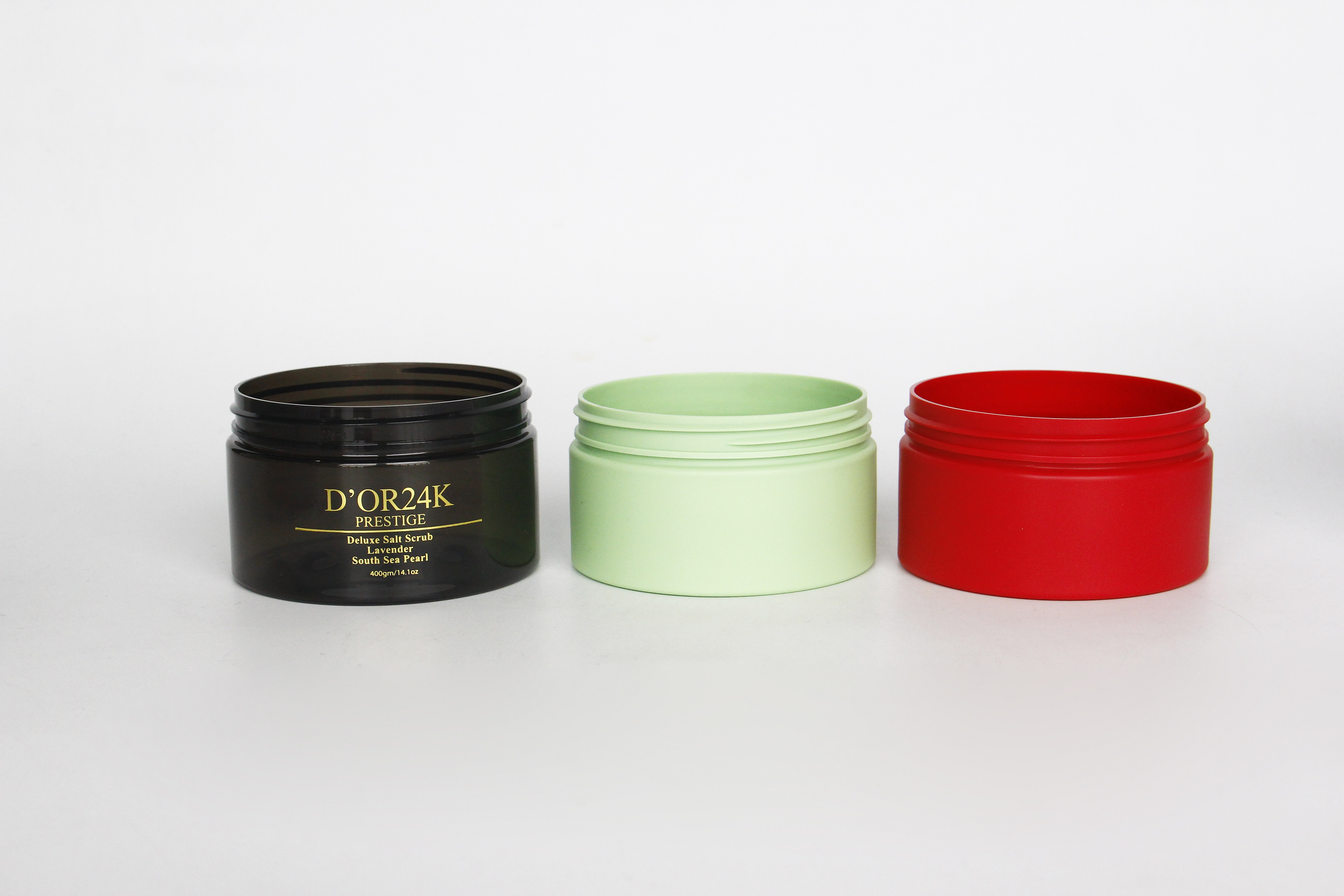 4oz 8oz 12oz plastic PET containers cosmetic cream jars container packaging for skincare