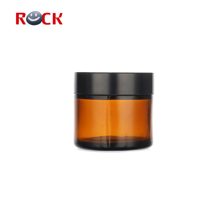 4oz 8oz 50 ml luxury customized glass cream jar for cosmetic packaging