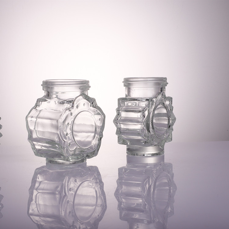 4oz 8oz Storage Honey Canning Mason Glass Jar and Containers Wholesale with Lid