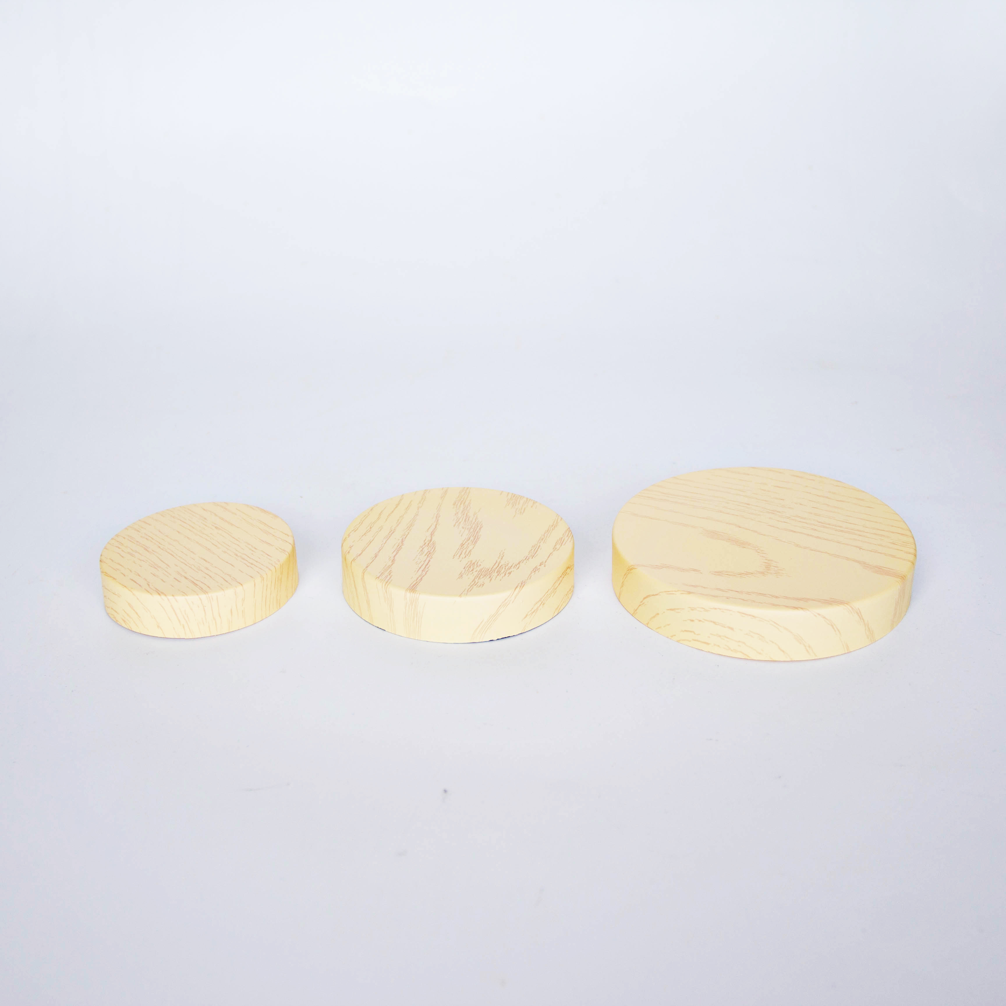 4oz 8oz plastic PET cosmetic packaging clear, black, blue or custom color cream jars with bamboo lid