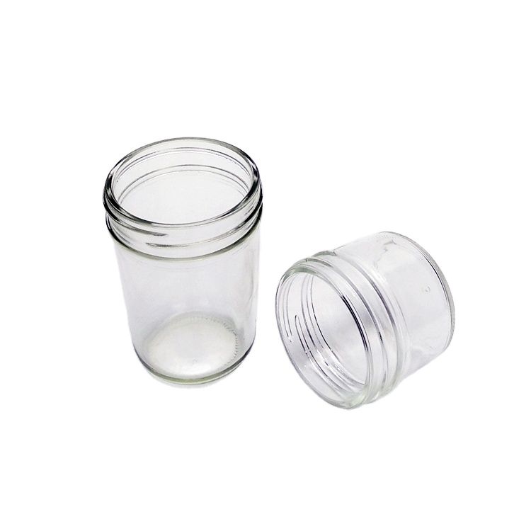 4oz 8oz wide mouth sardine canned food glass packaging jar marmalade jam caviar glass jar