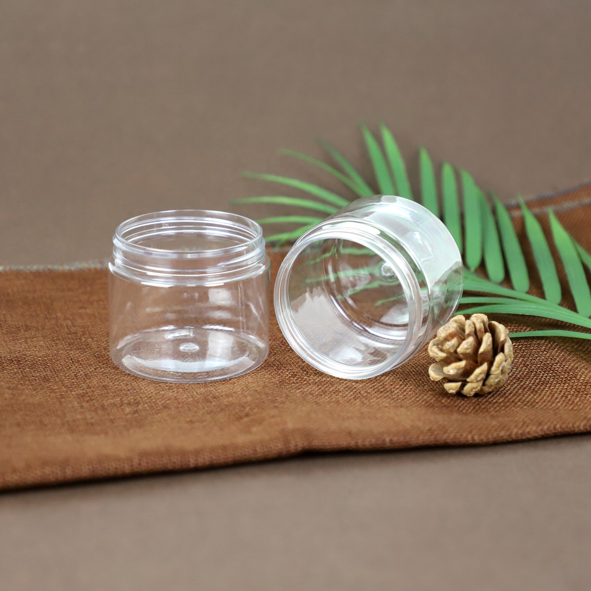 4oz Cosmetic Cream Jar PET Plastic Container