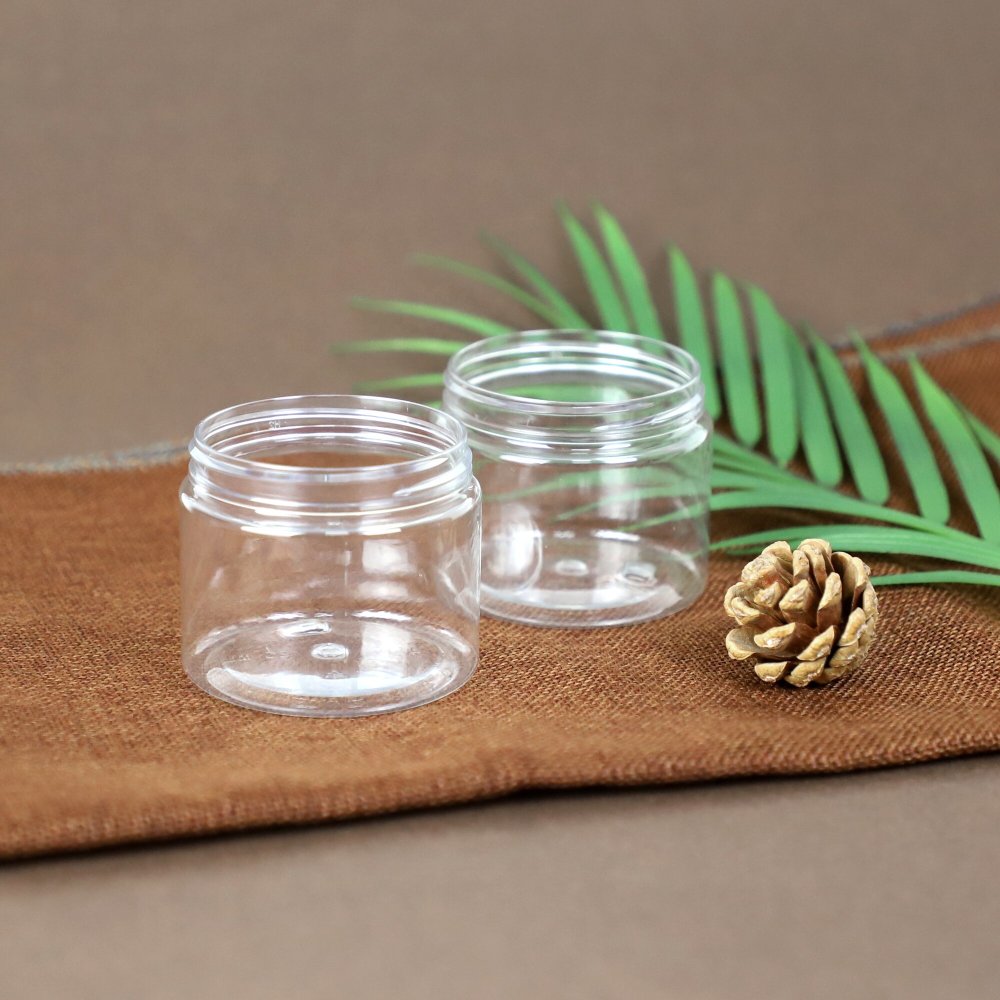 4oz Cosmetic Cream Jar PET Plastic Container