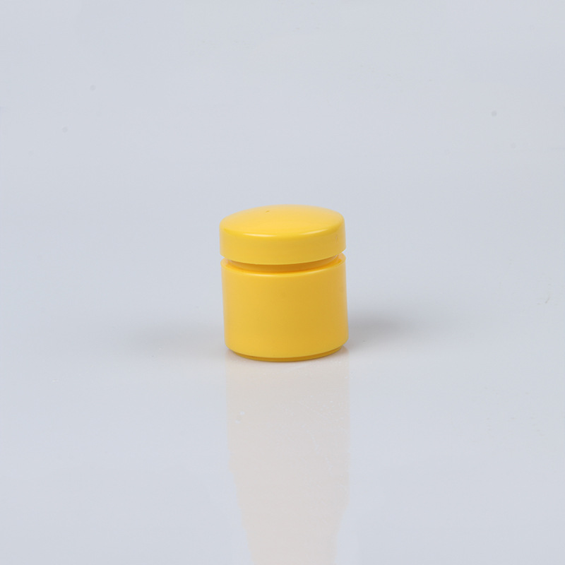 4oz Cosmetic Jar Black Cheap Plastic Customized with Straight Hot Sale Screen Printing Cosmetic Packaging Skin Care Cream PET