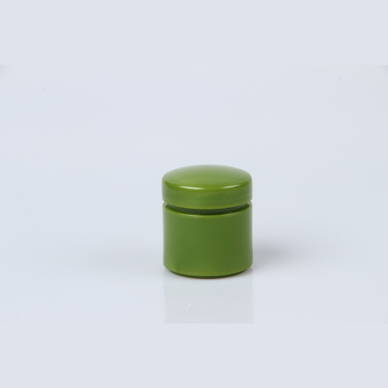 4oz Cosmetic Jar Black Cheap Plastic Customized with Straight Hot Sale Screen Printing Cosmetic Packaging Skin Care Cream PET