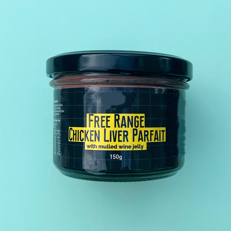 4oz Flint Clear Glass Round Panalina Food Jar Glass Food Container with Twist Off Cap