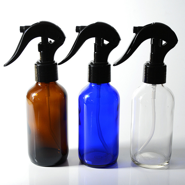 4oz Mist Spray Bottle Glass 120ml Boston Glass Round Bottle