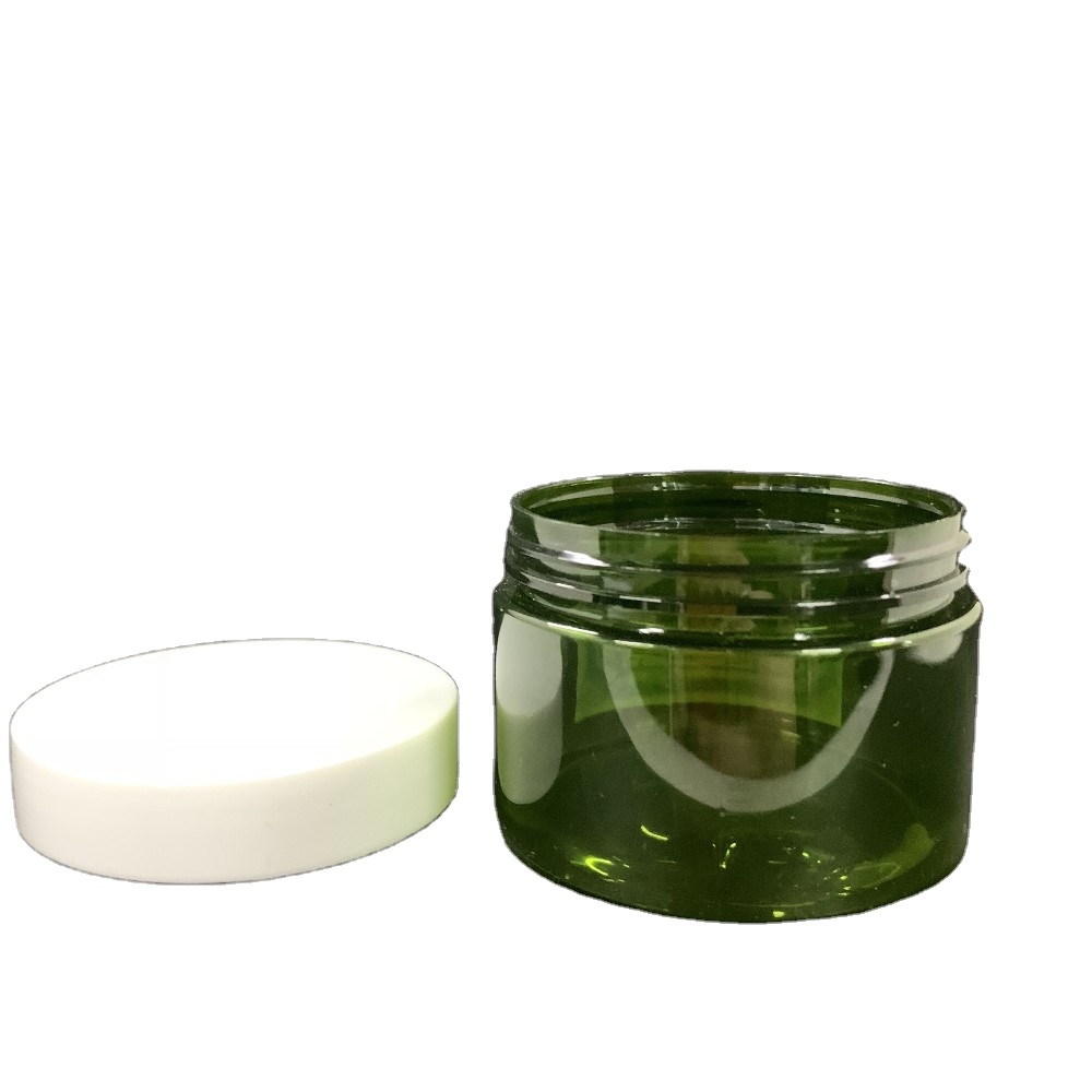 4oz Wide Mouth Plastic Jars 120ml Green Plastic Jars Plastic Cosmetic Jars
