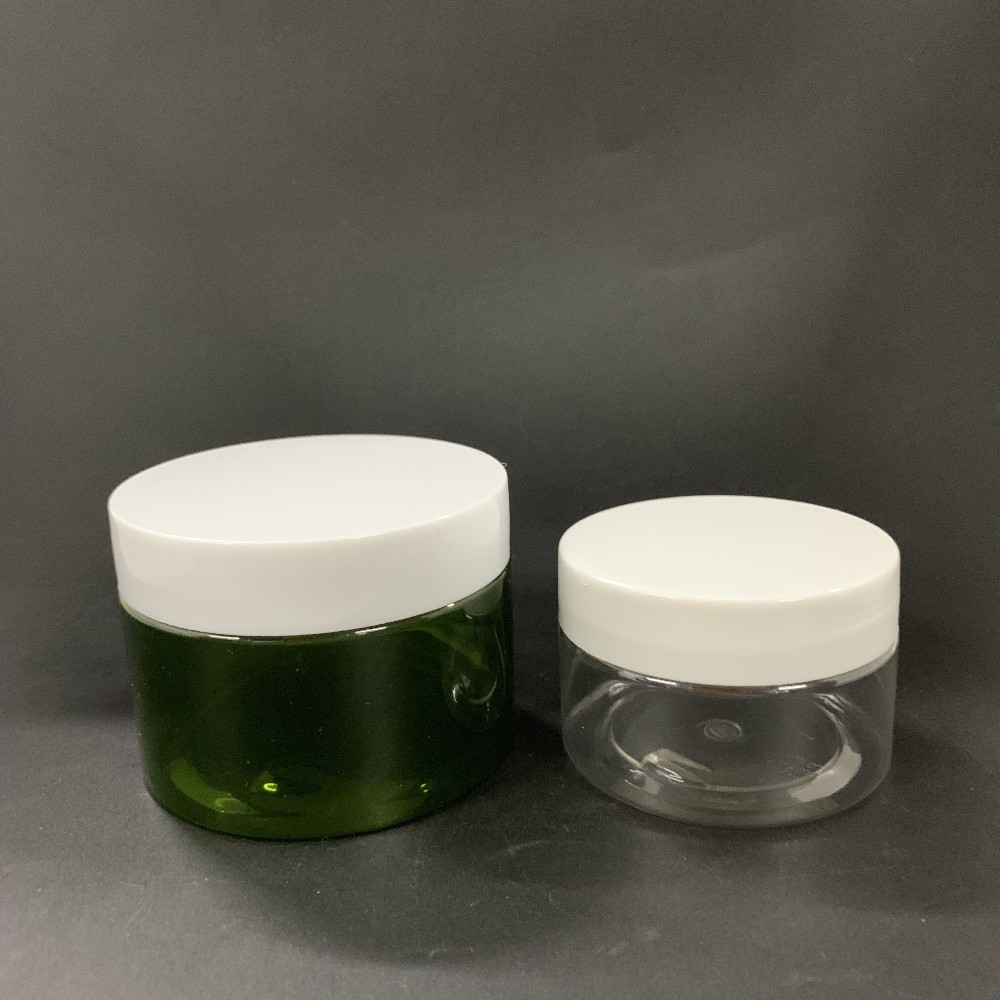 4oz Wide Mouth Plastic Jars 120ml Green Plastic Jars Plastic Cosmetic Jars