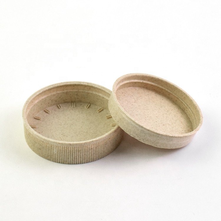 4oz biodegradable cap glass jar for hemp flower and food