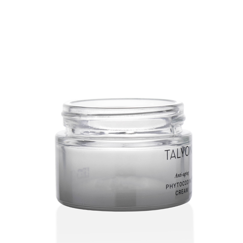 4oz cosmetic jar 120ml facial scrub wide mouth cleansing cream glass jar with white lid