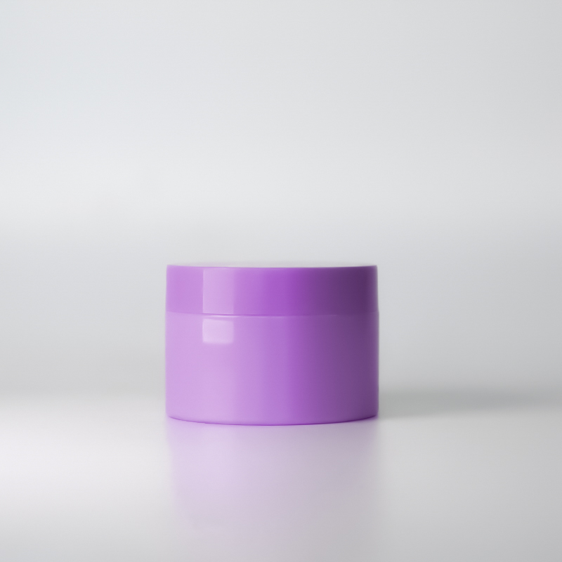 4oz plastic jars cosmetic jars purple jars with lid plastic cream lotion