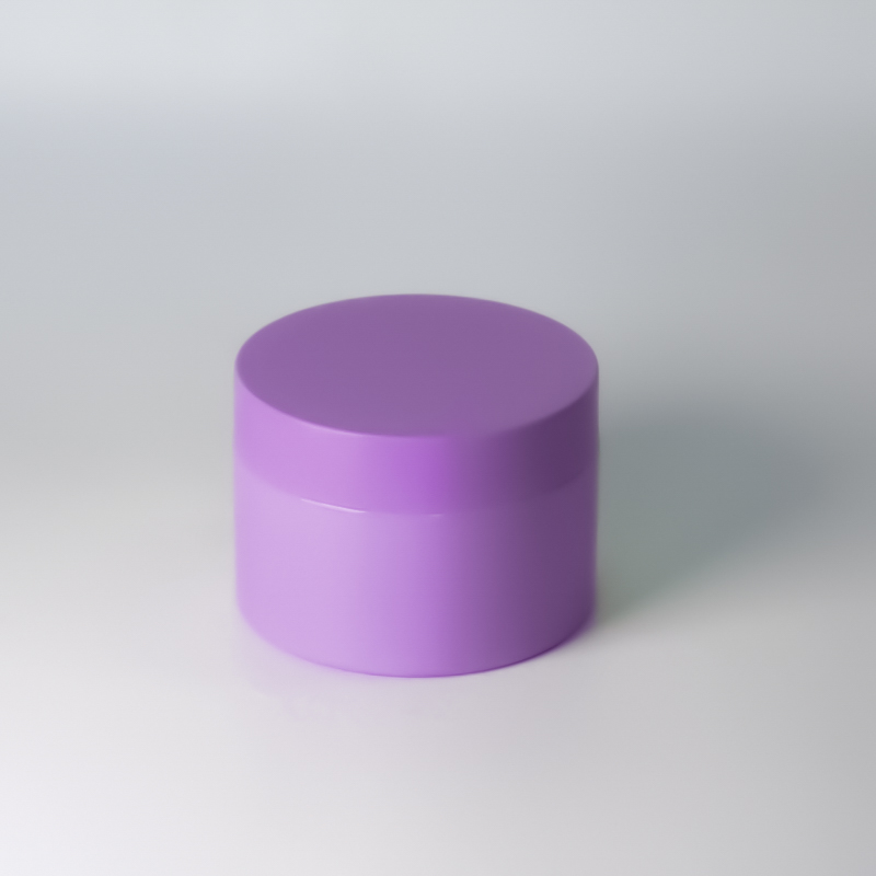4oz plastic jars cosmetic jars purple jars with lid plastic cream lotion