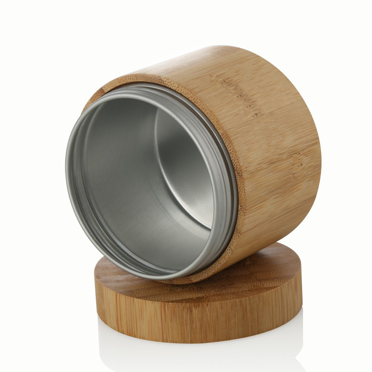 5/10/15/20/30/40/50/60/80/100/150g/200/300/350g/500g Cosmetic full bamboo aluminum jar
