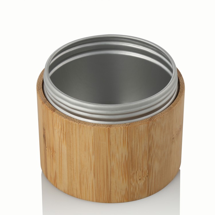 5/10/15/20/30/40/50/60/80/100/150g/200/300/350g/500g Cosmetic full bamboo aluminum jar