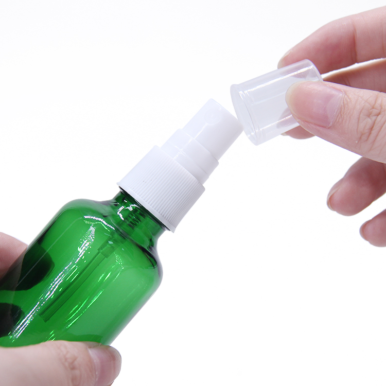 5, 10,15, 20, 30, 50, 100 ml Green essential oil/ vape/ olive oil/ perfume glass bottles with caps