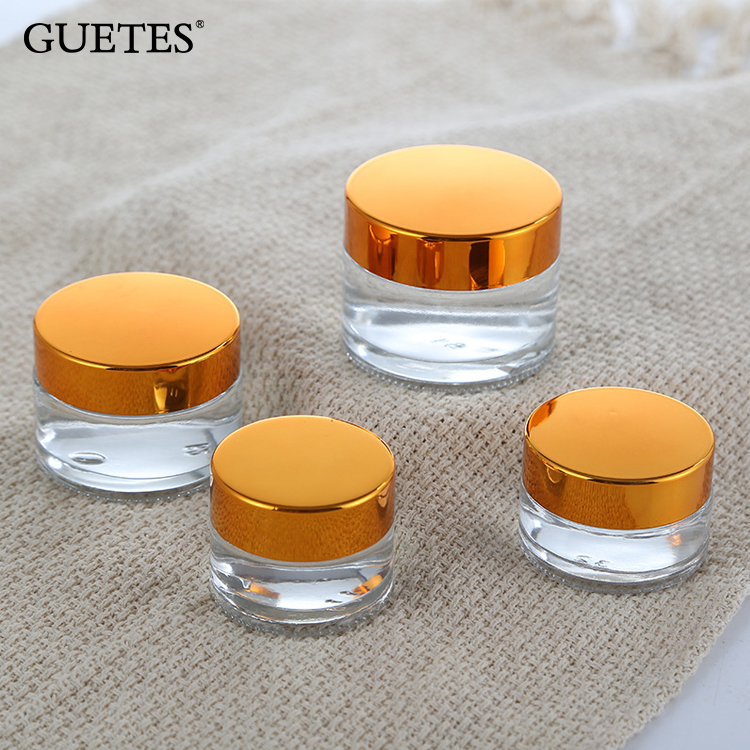 5 10 15 20 30 50 80 100 g Cream Lotion Clear Jars Body Butter Bottle Cosmetic Glass Containers