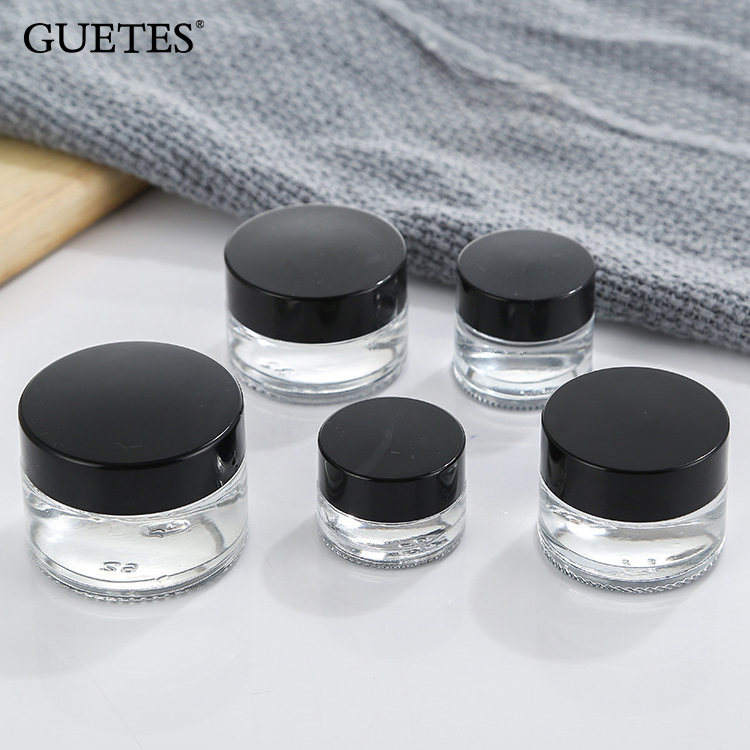 5 10 15 20 30 50 80 100 g Cream Lotion Clear Jars Body Butter Bottle Cosmetic Glass Containers
