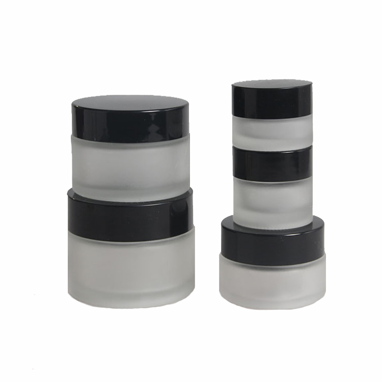 5/10/20/30/50g empty face cream containers skin care luxury frost cosmetic glass jar