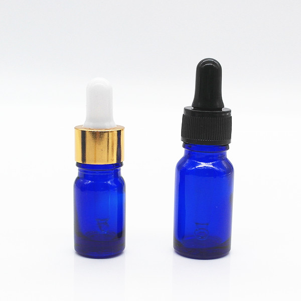 5 10 30 50 100ml Cobalt Blue Essential Oil Glass Dropper Bottles