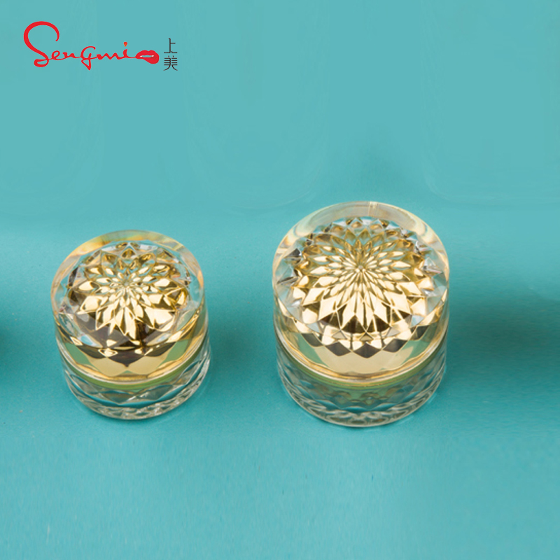 5/10/30/50/80g Luxury plastic acrylic  eye cream jar , eye gel ,lip mask container facial mask jar