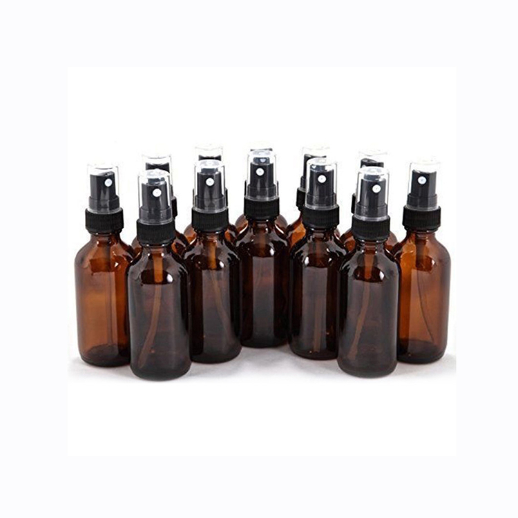 5-100 ML Mini Beauty Empty Amber Glass Essential Oil Mist Spray Container Case Refillable travel bottle
