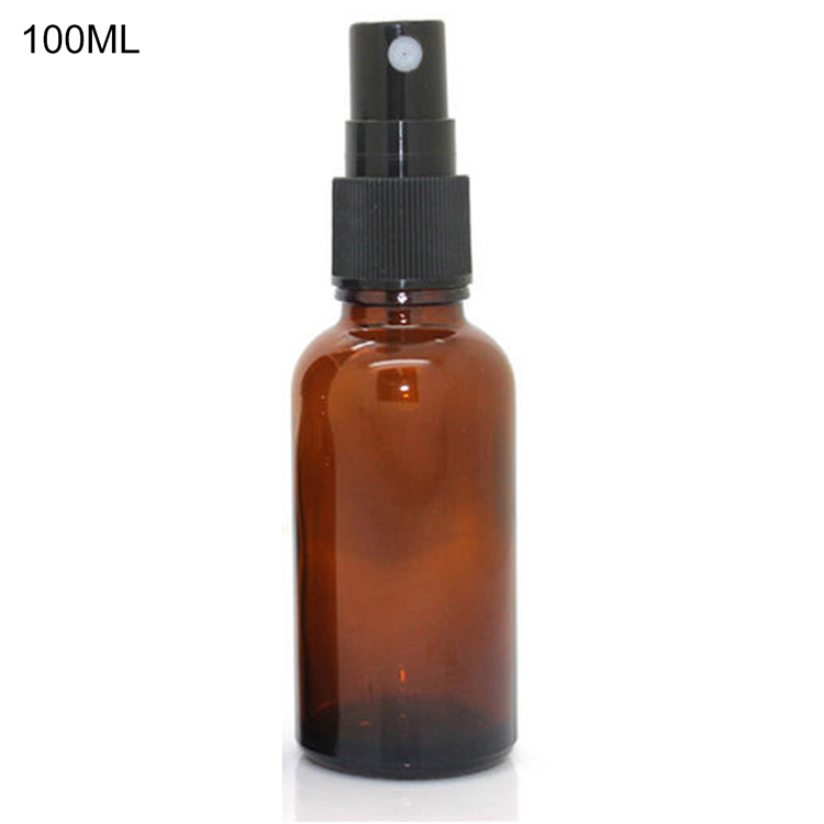 5-100 ML Mini Beauty Empty Amber Glass Essential Oil Mist Spray Container Case Refillable travel bottle