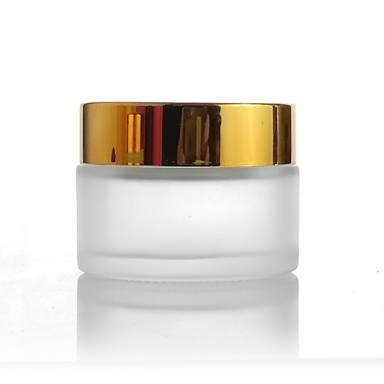 5-100g frosted glass cream jar for face jar, cosmetic packaging eye cream jar