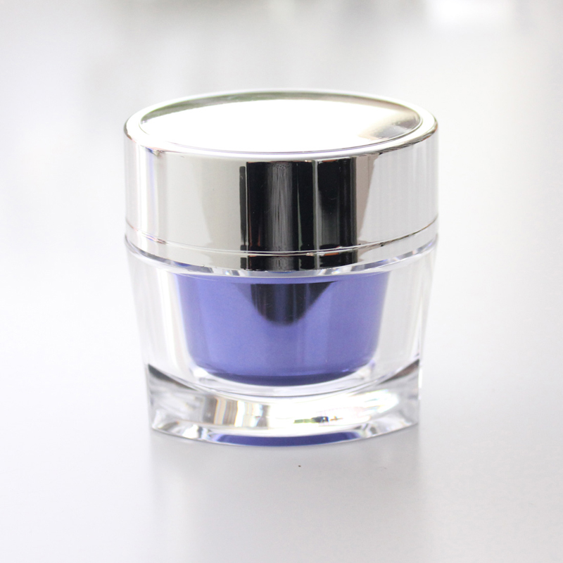 5/15/30/50/100 ml Cone Circle Cosmetic Acrylic Beauty Cream Jar