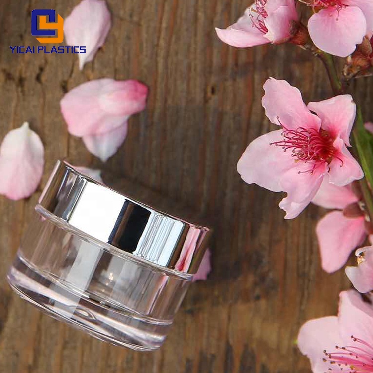 5-350G round cosmetic jar acrylic cream empty mini jar