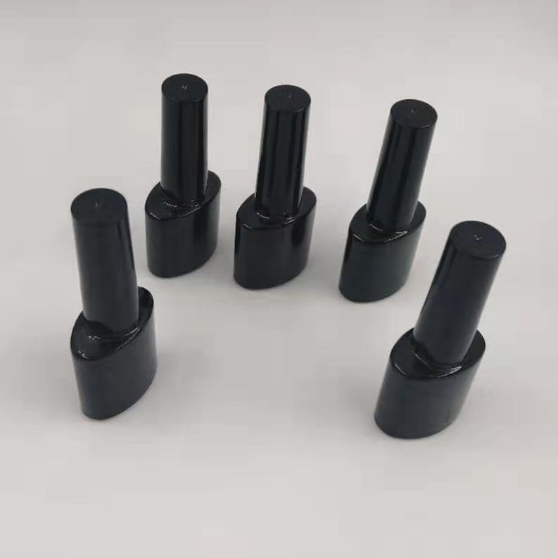 5.5ml color glass bottle brush lid nail gel uv polish glass bottle
