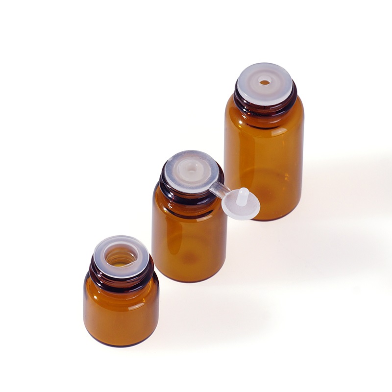 5/8 dram 2ml 1ml 3ml amber glass vial free Perfume Sample Vials with black screw lid and reducer 100pcs/box