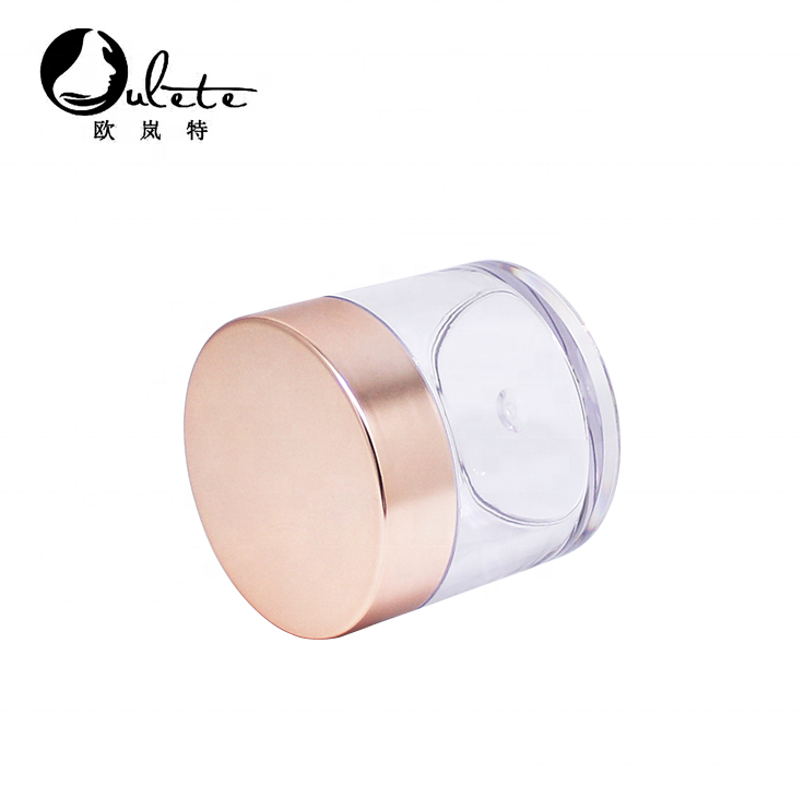 5 Gram Cosmetic Cream empty Containers Tiny Makeup Sample Jars with rose gold lids