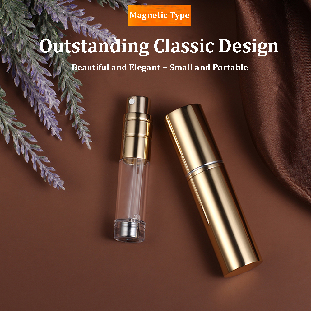 5 Milliliter Mini Refillable Perfume Atomizer Bottle, Multicolor Perfume Spray, Scent Pump Case for Traveling and Outgoing