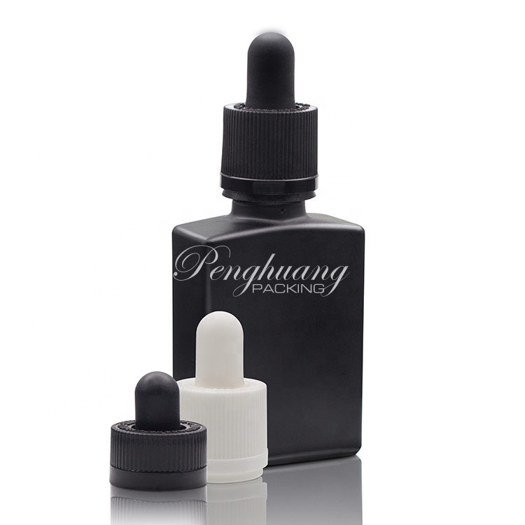 5 Ml 15 Ml 30 Ml 200 Ml Gentian Color Painted Dropper Glass Bottle Beard Oil Glass Material Essential Oil Screen Printing CN;GUA