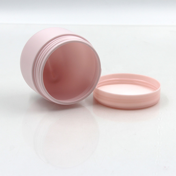 5 OZ 150 Ml Skin Care Cream Packaging Plastic Pink Cosmetic Jar