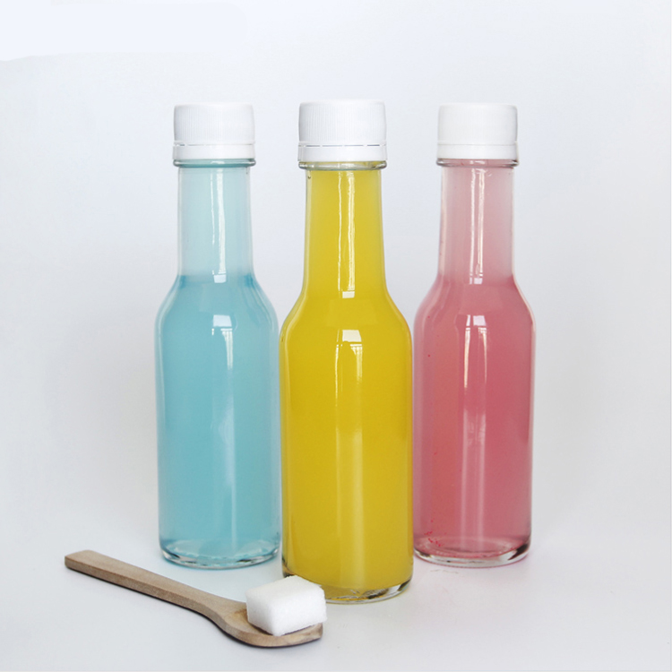 5 OZ 150ML clear hot sauce chili woozy glass bottle