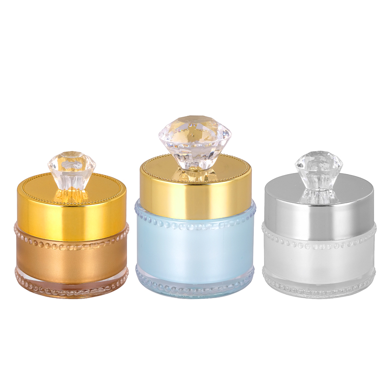 5 gram 5ml Cosmetic Wholesale Fast Delivery Low MOQ In Stock Diamond Acrylic Jar Pot Cream Kosmetik Jar
