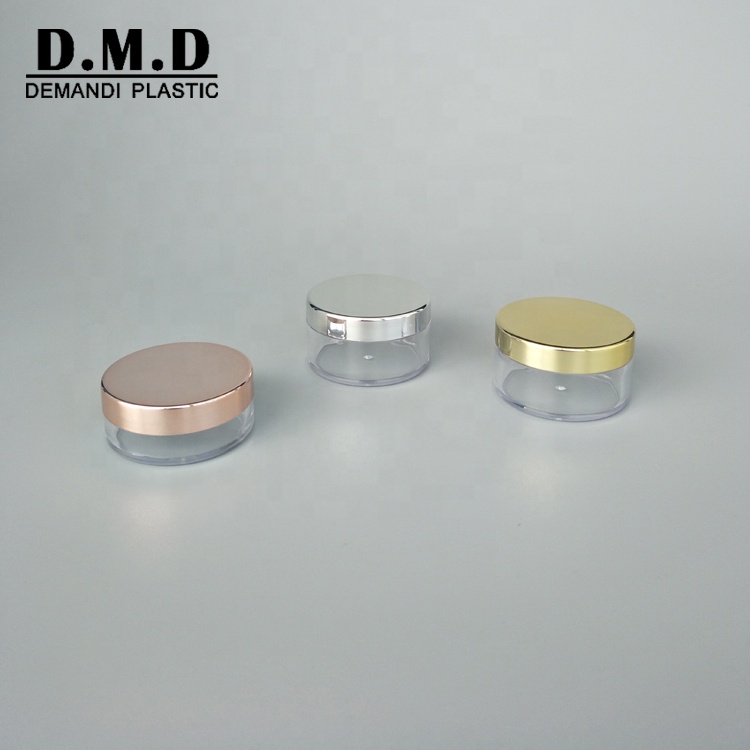 5 grams 5 ml 10 grams 10 ml 20 grams 20 ml 30 ml plastic small mini cosmetic rose gold jar